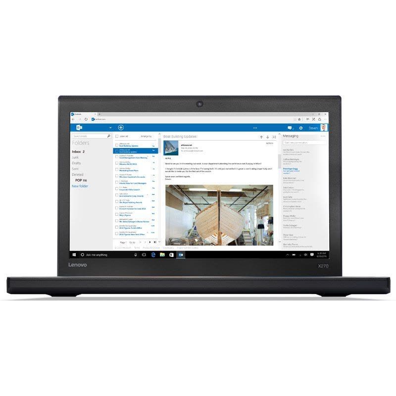 联想ThinkPad X270 0YCD 12.5英寸轻薄笔记本电脑 Intel i5-6200U 8G 500GB图片