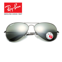 Ray-Ban 雷朋墨镜男女款飞行员系列黑色镜框绿色偏光镜片眼镜太阳镜 RB3025 002/58