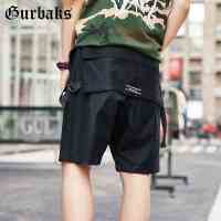 Gurbaks夏季2017新品宽松休闲短裤男韩版潮流透气五分裤男GD9922