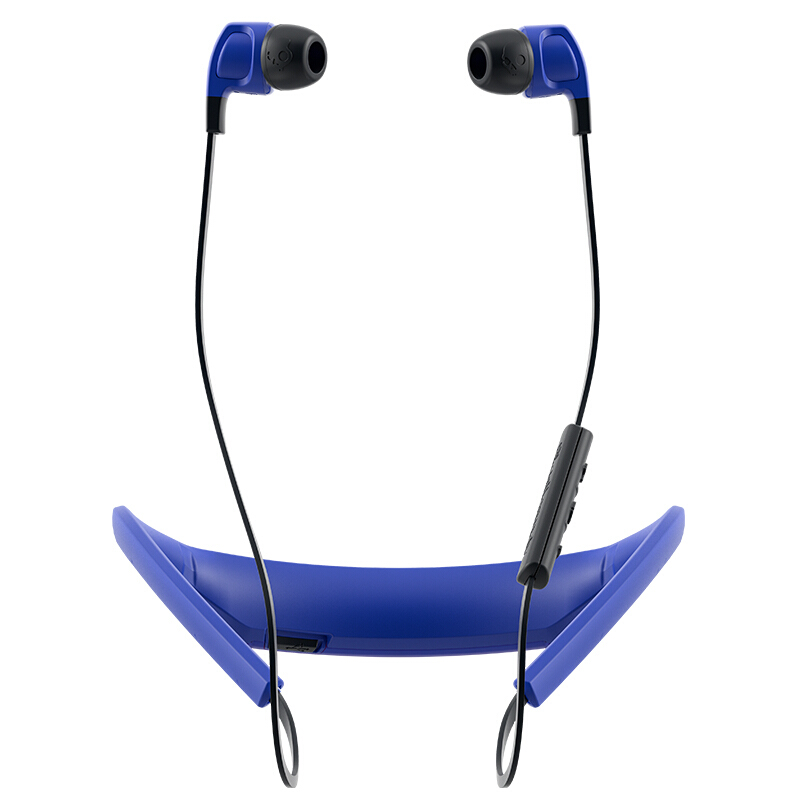 骷髅头(Skullcandy)SMOKIN’ BUDS 2 WIRELESS2PGW-K615 运动蓝牙手机通话耳机蓝色