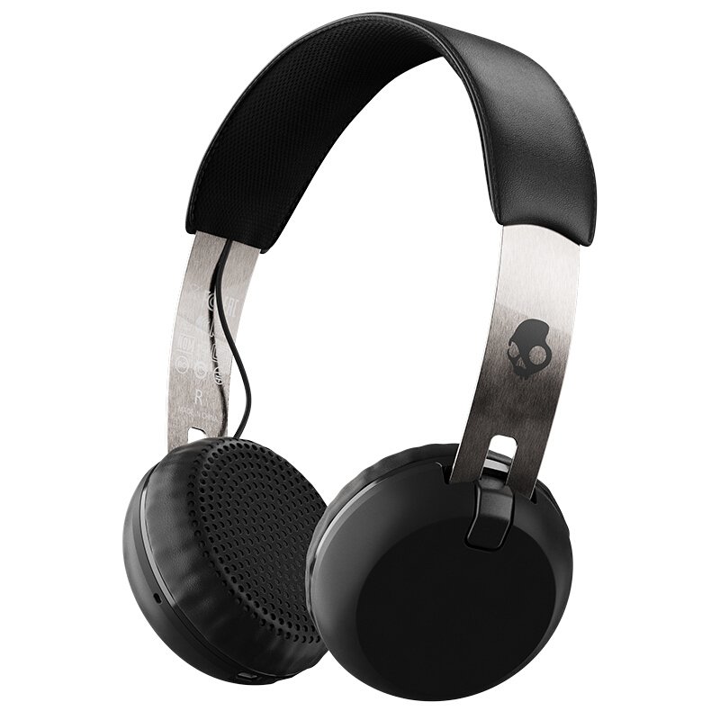 斯酷凯蒂(Skullcandy) GRIND WIRELESS S5GBW-J539 运动无线蓝牙通话耳机 黑色