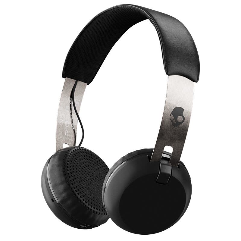 斯酷凯蒂(Skullcandy) GRIND WIRELESS S5GBW-J539 运动无线蓝牙通话耳机 黑色图片