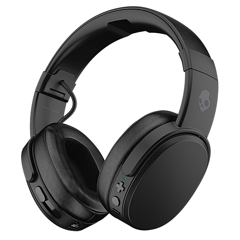 斯酷凯蒂(Skullcandy)CRUSHER WIRELESS S6CRW-K591 立体低音蓝牙手机通话耳机 石墨黑