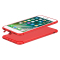 套装[手机壳膜四件套]ESCASE苹果6/6sPlus手机壳/保护套 带防尘黑色/红色/高透硅胶软壳+全屏白色钢化膜