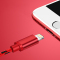 MFi认证苹果数据线 手机USB充电器线电源线 支持iphoneX/8/7Plus/6s/5s 1米 定制版中国红