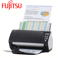 富士通(FUJITSU)Fi-7160 A4幅面高速双面自动进纸馈纸式扫描仪 黑色