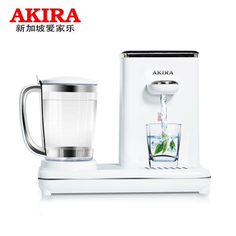 新家坡爱家乐AKIRA KK-F4/SG 即热式开水机家用台式杯桶两用孕婴童调奶器 ABS 白色图片