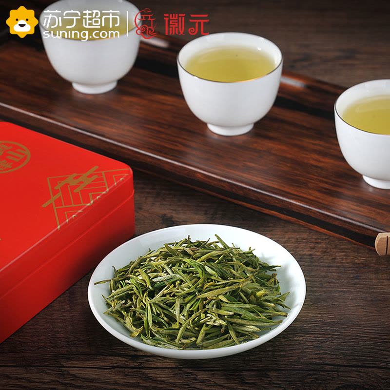 徽之元茶叶绿茶礼盒装40g 黄山毛峰 早春1号绿茶徽茶尖形其他图片