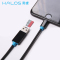 黑螺(Halos)狗盘Pro尊享版 苹果iPhone手机扩容U盘 iPhone手机/电脑多功能读卡器 睿智黑 1.2米