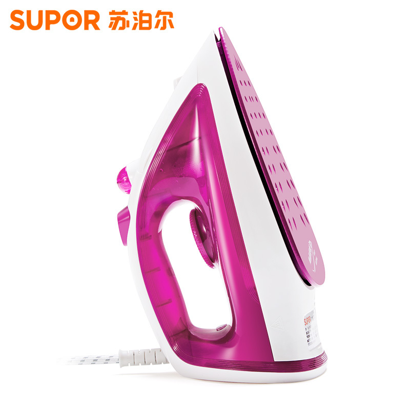 苏泊尔(SUPOR) 电熨斗YDC04BE-12喷气式炫彩陶晶家用电熨斗 五档控温 陶晶底板蒸汽熨斗