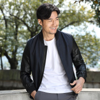 阿仕顿皮夹克A14405054