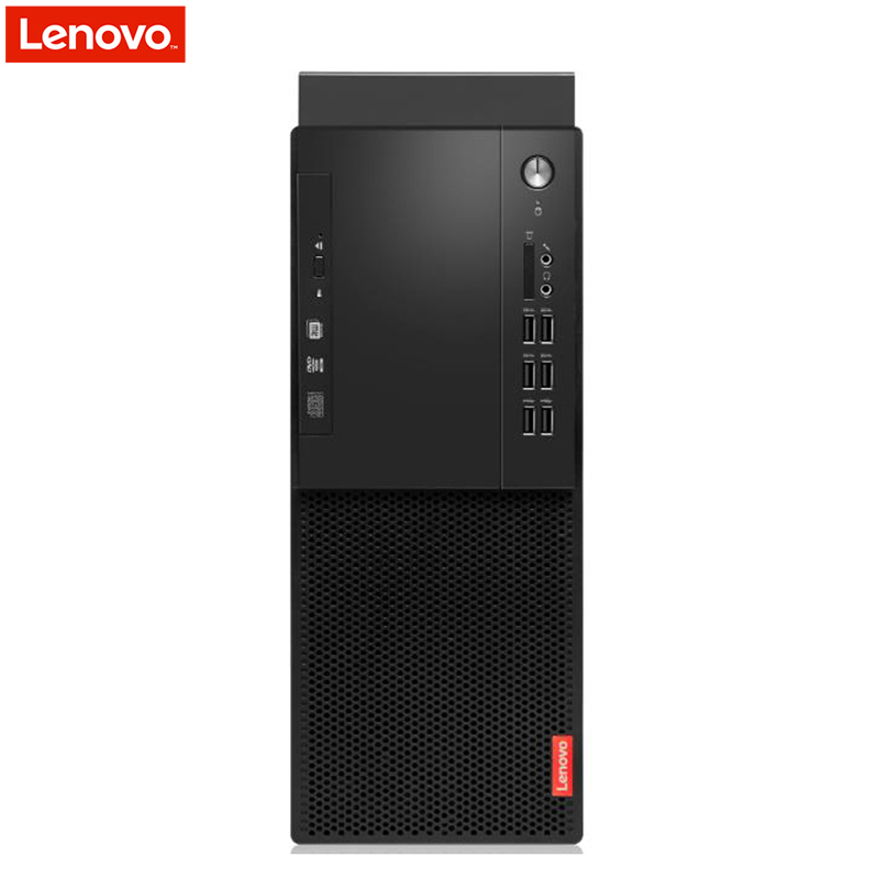 联想(Lenovo) 启天M410-D202 台式电脑主机(i5-7500 8G 128GSSD+1T 集成显卡 黑）
