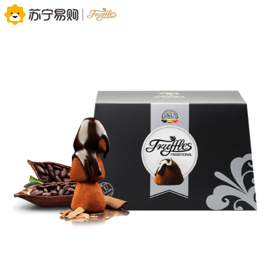 【苏宁超市】德菲丝 （Truffles ）松露形代可可脂巧克力 黑色传统型 500g 比利时进口