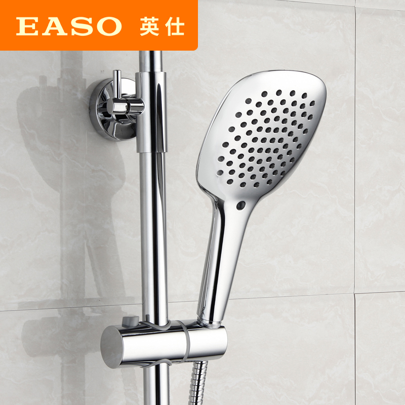 EASO英仕卫浴 方形智能恒温淋浴花洒套装 精铜主体智能恒温淋浴器高清大图