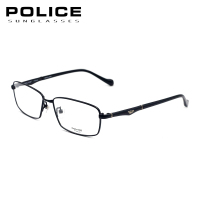 police眼镜架男女款 商务全框纯钛超轻可配带度数眼镜框VPL328K