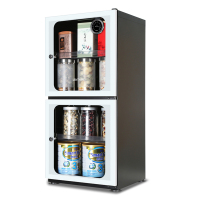 领顿LENTHEM防潮柜140 智能除湿箱 相机镜头箱 茶叶邮票柜 摄影器材干燥箱 LTW-140玻璃白