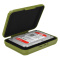 奥睿科(ORICO)PHX35 3.5英寸移动硬盘包/保护盒/收纳盒 多功能收纳包 减少静电/防潮/防震 绿色 PU材质