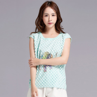 时尚圆领个性团上衣