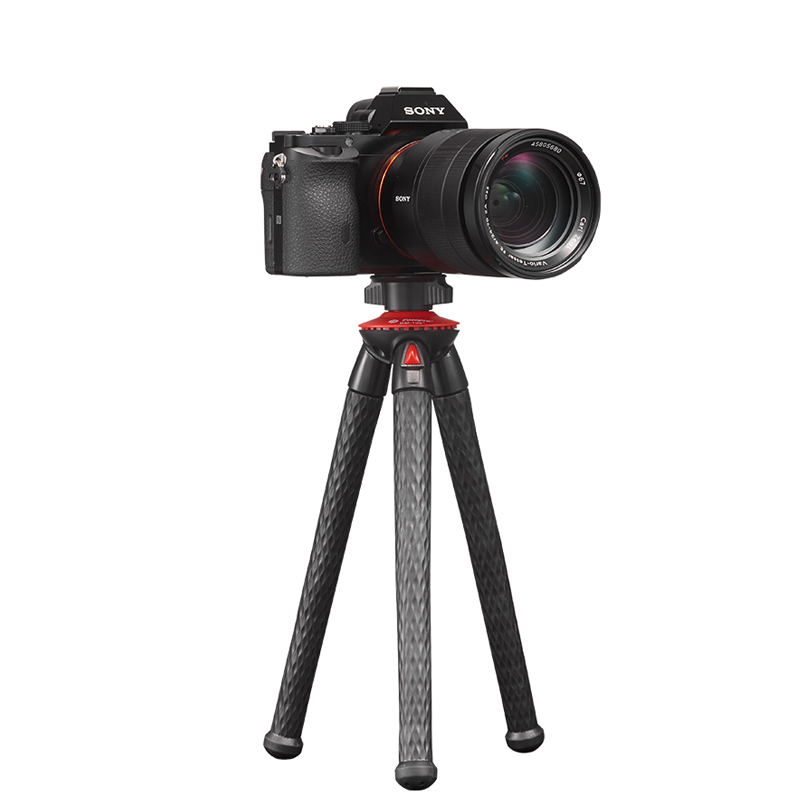 富图宝(Fotopro) RM-100+SJ-15+BT-1蓝牙遥控器八爪鱼脚架手机夹套装便携支架微单相机三脚架