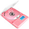 纽曼CD-L100锂电版 CD复读机 粉色 学生学习机 随身听复读机 插卡音箱 mp3外响播放器 音响录音机支持U盘插卡