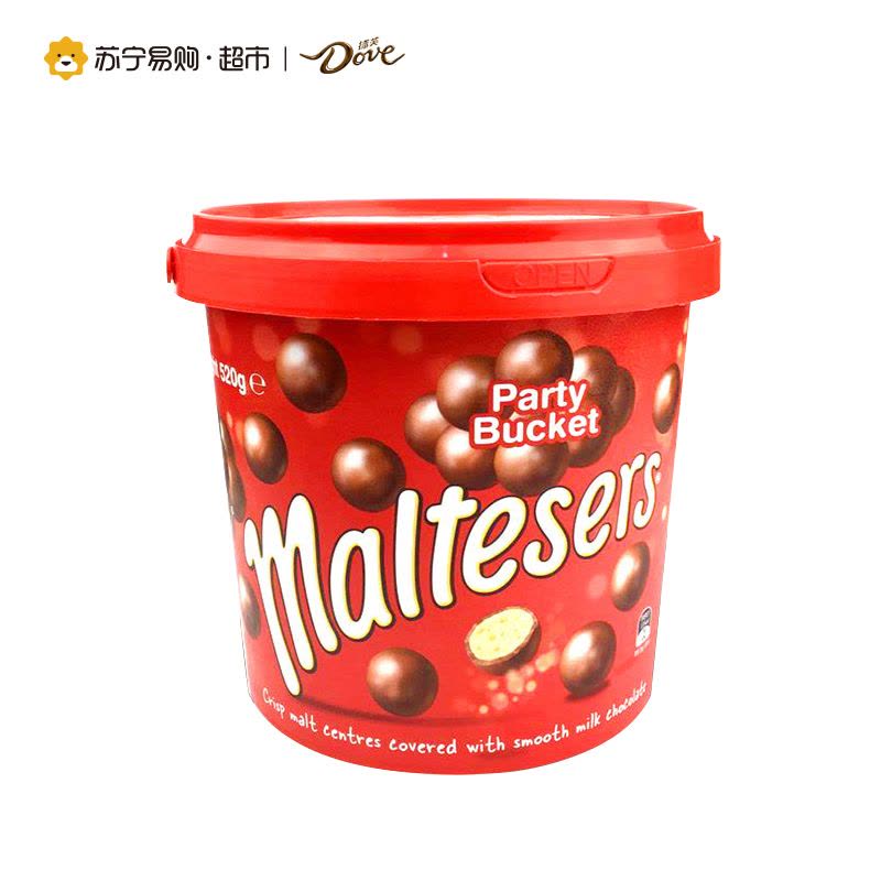 澳大利亚进口巧克力 麦提莎 麦丽素 麦芽脆心牛奶巧克力 桶装520g 结婚喜糖糖果休闲零食图片