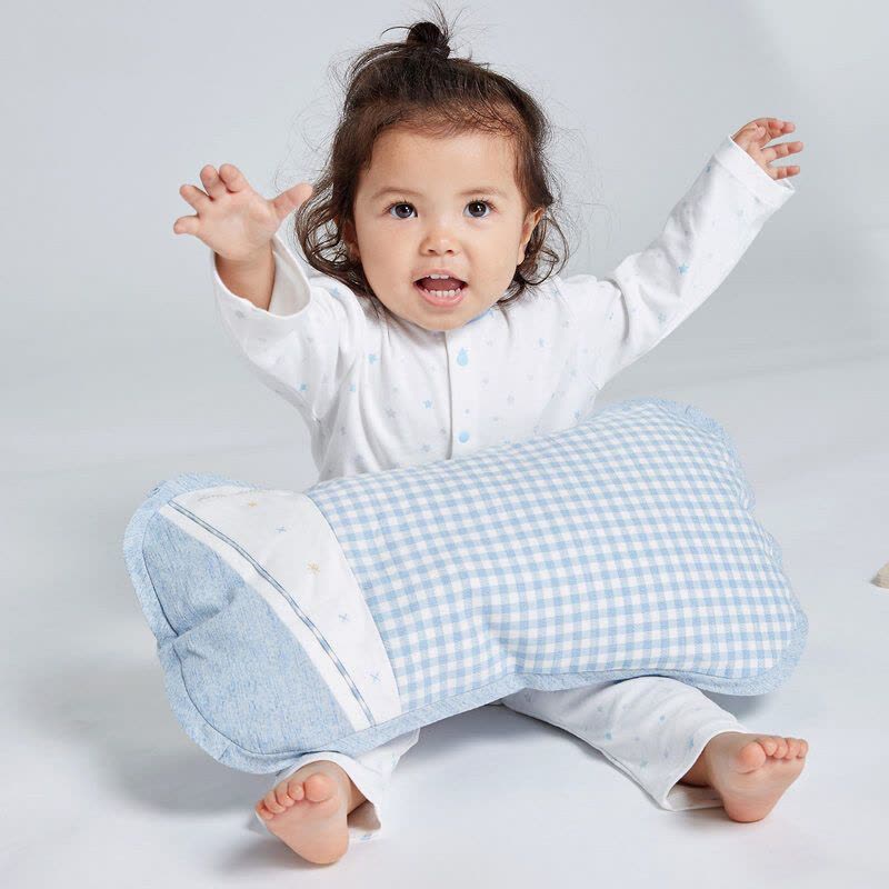 良良(liangliang)儿童枕头3-6岁幼儿园枕宝宝透气护型枕定型枕四季图片