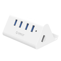 奥睿科（ORICO） SHC-U3 4口USB3.0分线器 HUB高速扩展一拖四集线器 带手机平板IPAD支架功能