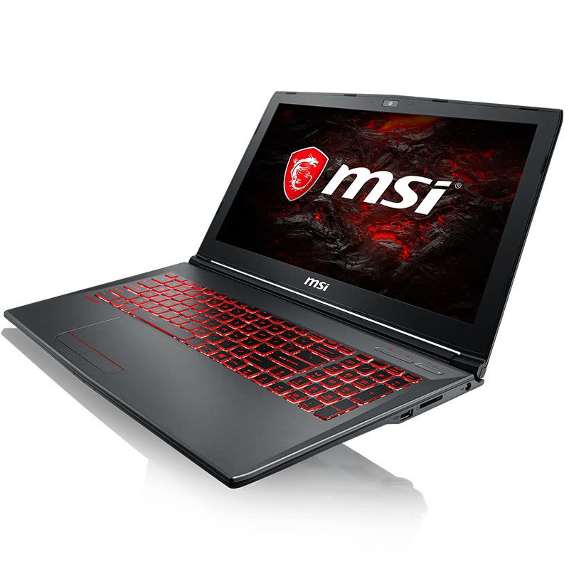 微星(MSI)GV62-1457 15.6英寸游戏本笔记本电脑 (i7-7700HQ 8G 128GB+1TB GTX1050Ti 4GB 赛睿背光键盘)图片