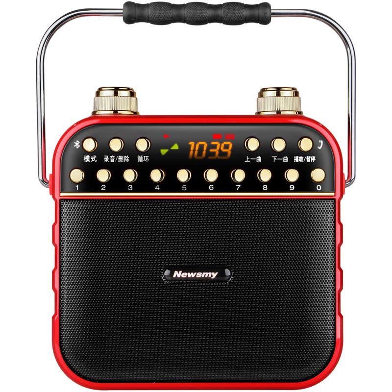 纽曼(Newsmy) L67 扩音器 蓝牙插卡音箱 收音机 MP3播放器 低音炮广场舞老年人 随身听唱戏机 无线免提通话图片