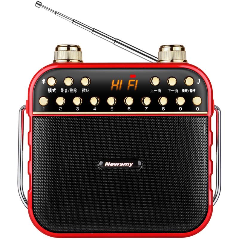 纽曼(Newsmy) L67 扩音器 蓝牙插卡音箱 收音机 MP3播放器 低音炮广场舞老年人 随身听唱戏机 无线免提通话图片