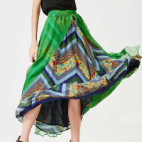 时尚优美半身裙绿色