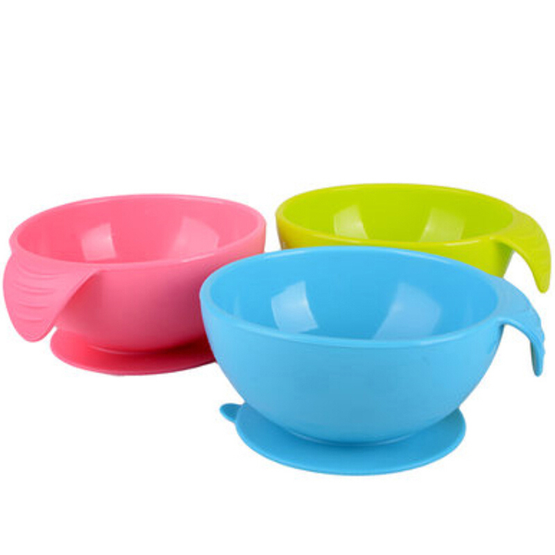 Nuby/努比儿童餐具全硅胶碗吸盘碗宝宝婴儿辅食喂食碗-蓝色