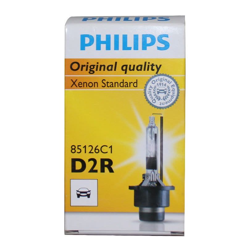 飞利浦(PHILIPS)汽车灯泡/HID氙气灯头/D2R 单支装 35W 4200K图片
