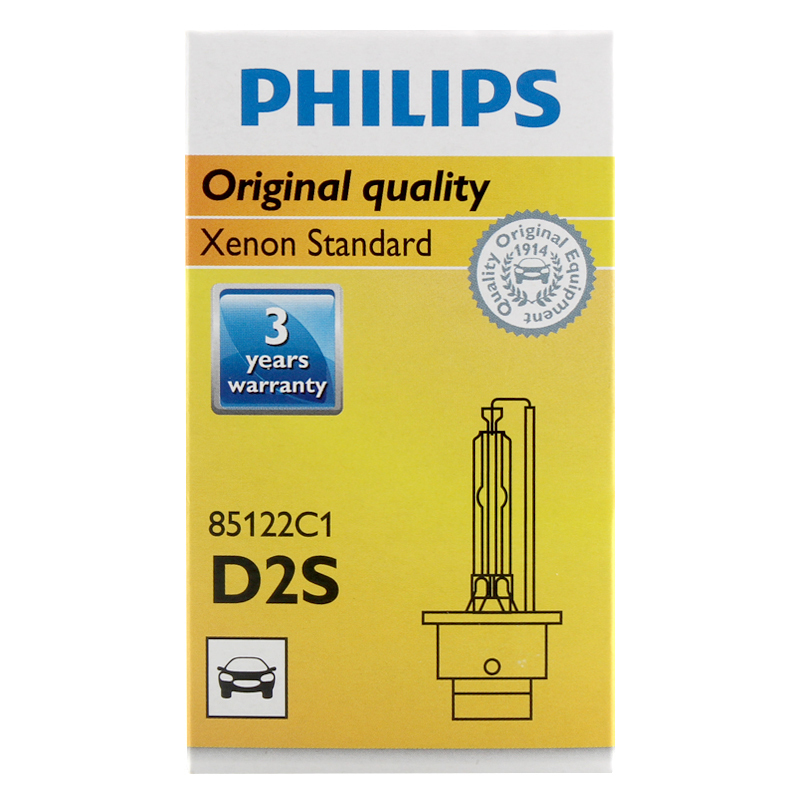 飞利浦(Philips) 汽车灯泡照明通用/HID氙气灯灯头/D2S 单支装 35W 4200K