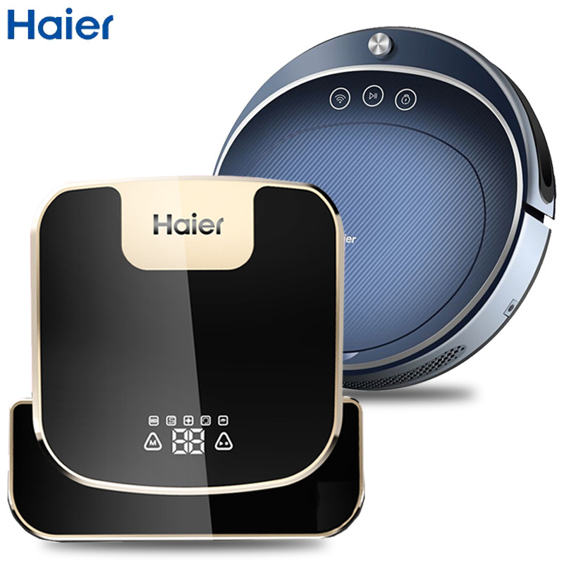 海尔 (Haier)海洋之心SWR-T320SC扫地机组合 WIFI智控自动清扫智能预约 0.6升尘盒 扫地机拖地机