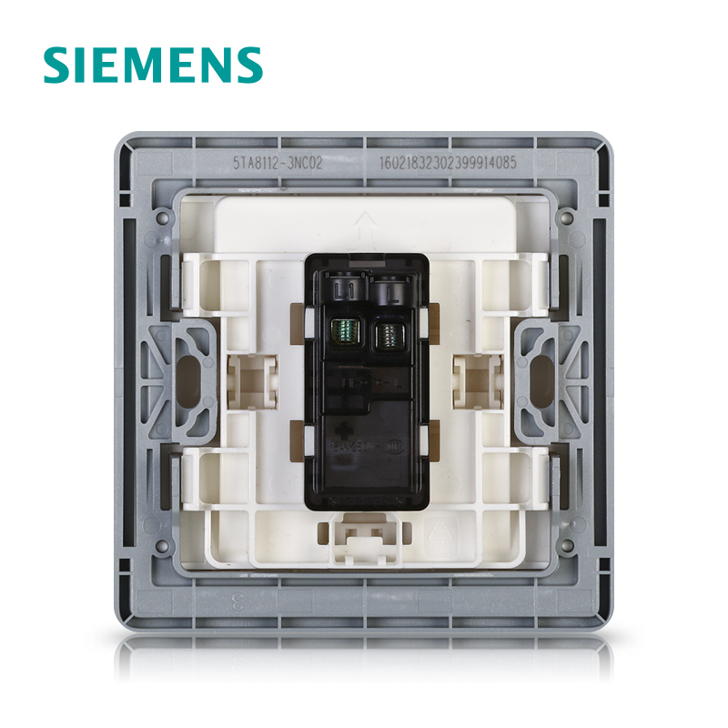 西门子（SIEMENS）开关插座 睿致钛银系列一开单控5TA81123NC02