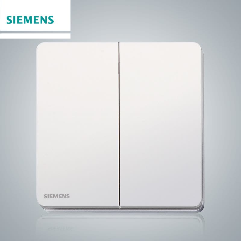 西门子(SIEMENS)开关插座 睿致钛银系列二开单控5TA81223NC02图片