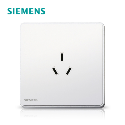 西门子(SIEMENS)开关插座 睿致钛银系列10A三孔电源插座UB81133NC02