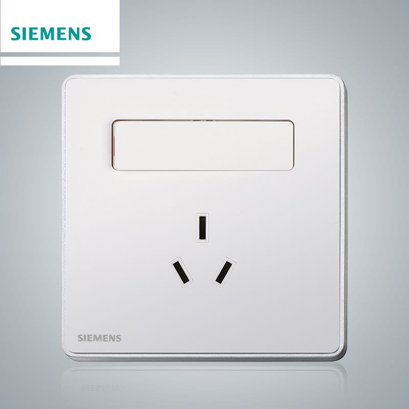 西门子(SIEMENS)开关插座 睿致钛银系列一开10A三孔插座5UB81933NC02图片