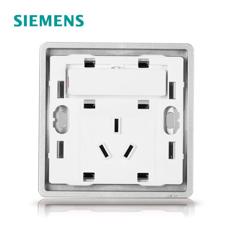 西门子（SIEMENS）开关插座 睿致钛银系列一开16A三孔空调插座5UB81933NC02图片