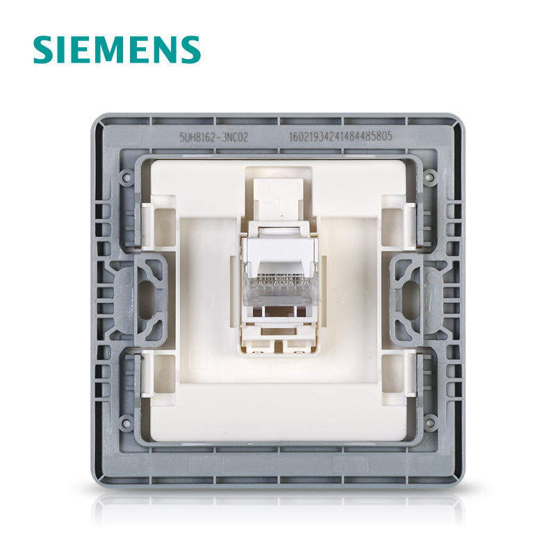 西门子(SIEMENS)开关插座 睿致钛银系列电脑插座5UH81623NC02