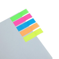 欧标PET便签贴 A1151 蓝、黄、绿、粉红、橙(混色) 10个装