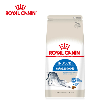 ROYAL CANIN 皇家宠物食品 室内成猫粮 2KG Indoor27/2KG