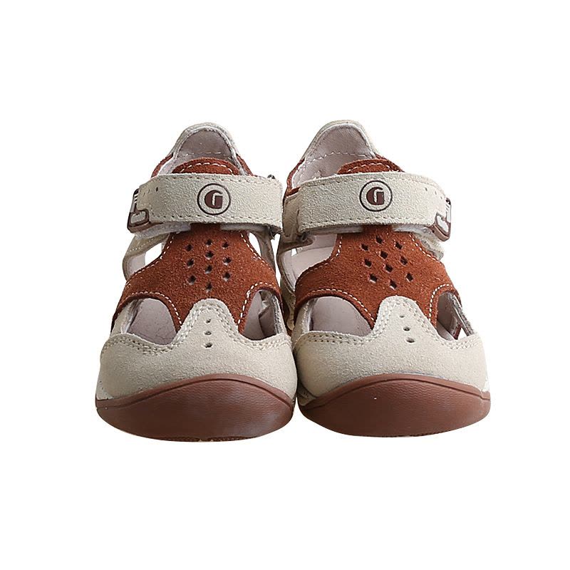 基诺浦夏款1-5岁婴儿学步鞋宝宝凉鞋男女童机能鞋童鞋TXG385图片