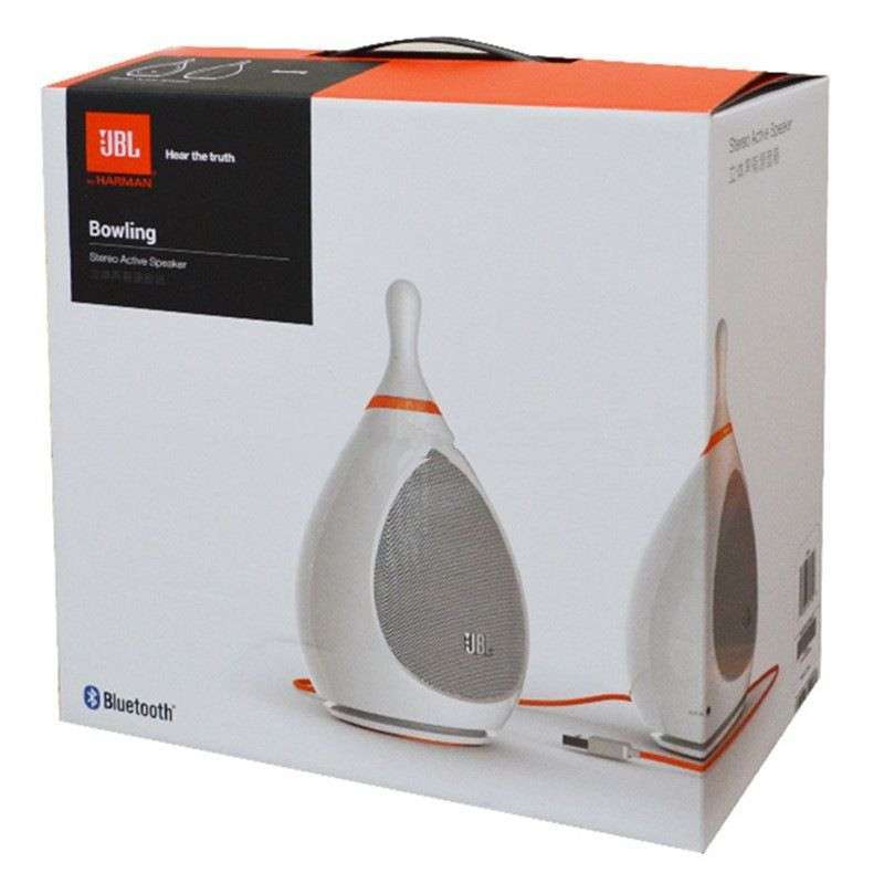 JBL Bowling 音乐保龄球 无线蓝牙音箱 USB电脑音箱音响 白色