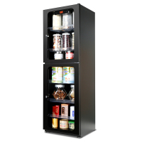 LENTHEM领顿电子防潮箱200 相机镜头防潮柜 钱币 茶叶 邮票除湿箱 LT-200D玻璃黑