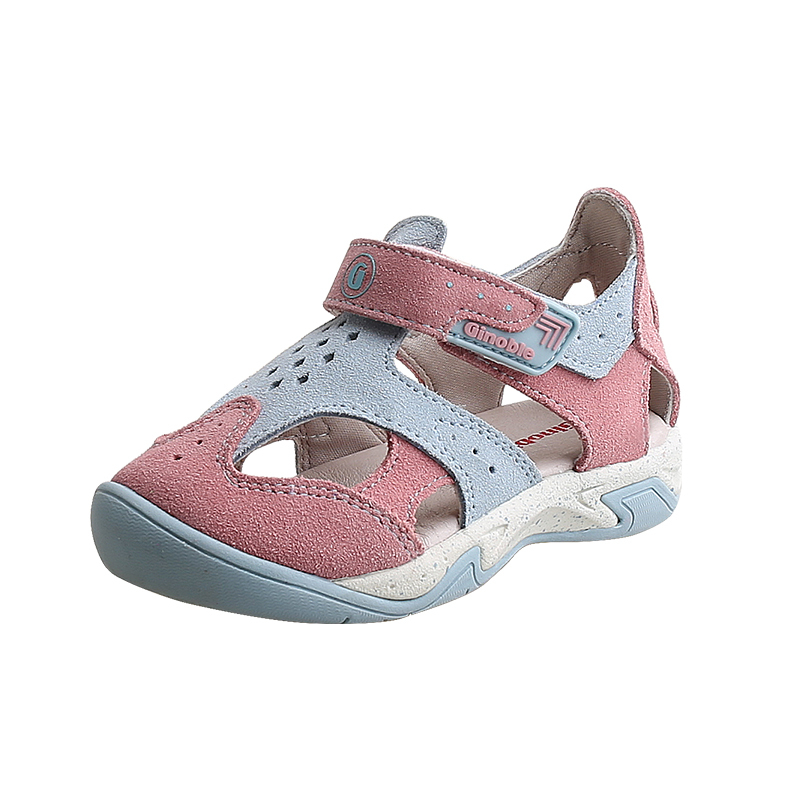 基诺浦夏款1-5岁婴儿学步鞋宝宝凉鞋男女童机能鞋童鞋TXG385