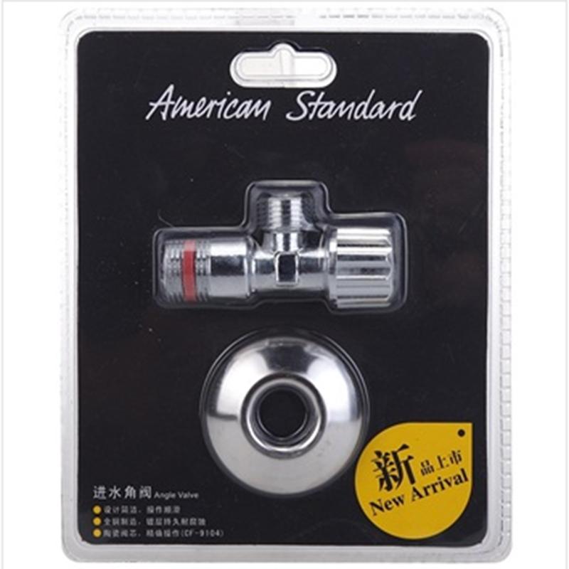 美标卫浴洁具D型全铜进水角阀 阀门CF-9102