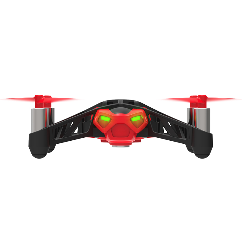 派诺特Parrot MINIDRONES Rolling Spider智能迷你无人机 四轴悬停飞行器 遥控玩具飞机 红色