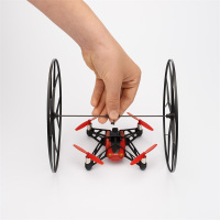派诺特Parrot MINIDRONES Rolling Spider智能迷你无人机 四轴悬停飞行器 遥控玩具飞机 红色